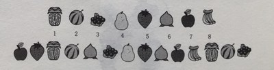水果和數字替換
