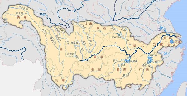 長江流域圖