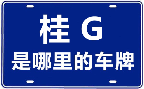 桂G是哪里的車牌號(hào),來(lái)賓的車牌號(hào)是桂什么
