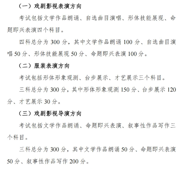 2024年湖南藝術統考滿分是多少,湖南藝考科目及分值
