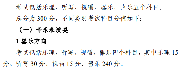 2024年北京藝術統考滿分是多少,北京藝考科目及分值