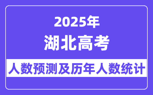 2025年湖北高考人數(shù)預估多少（有望達到創(chuàng)紀錄的55萬人）
