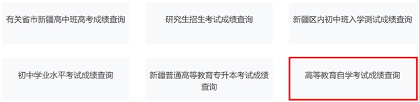 2026年新疆自考成績查詢入口(https://www.xjzk.gov.cn/)